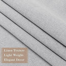 Room Divider Curtains Screen Partitions, Linen Look 100% Blackout Drapery 84 Inches Long, 120" Wide Pinch Pleated Window Drapes, Privacy Protecting, Light Blocking, (1 PC, Silver Grey) by CozyNest Decor