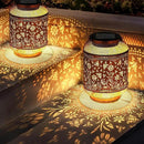 Solar Lanterns Outdoor Waterproof, Bee Garden Decor Hanging Lights, Metal Solar Lantern for Yard, Patio, Lawn, Pathway, Birthday & Gardening Gifts for Women, Mom, Grandma by GreenHaven Gardens