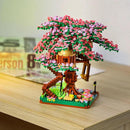 Cherry Blossom Bonsai Tree Mini Micro Building Set, Japanese Sakura Tree House Model Sets for Adults, Flowers House Mini Bricks Building Kit, Creative Gift Toys for Kids 12-14 (2138PCS) by GreenHaven Gardens