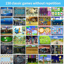 16 Bit Handheld Game for Kids Built-in 230 HD Classic Retro Video Games USB Rechargeable 3.0 Inch Childrens Travel Electronics Toys Portable Gaming Player System Gift for Boys Girls Ages 4-8-12 by TinyTreasures Baby Boutique
