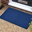 Heavy Duty Entrance Mats, Indoor and Outdoor Durable Rubber Door Mat, Easy Clean Waterproof Anti-Slip Doormat, Low Profile Floor Front Doormat Rugs for Entryway, Patio, Garage 60" x 35" Blue by GreenHaven Gardens
