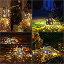 Toodour Solar Lantern Outdoor, Upgrade Hanging Solar Lights Garden Decor, Waterproof Hollow Out Retro Metal Sun & Moon Decorative Lights for Patio, Balcony, Yard, Walkway by GreenHaven Gardens