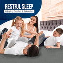 Utopia Bedding Waterproof Mattress Protector Queen Size, Premium Terry Mattress Cover 200 GSM, Breathable, Fitted Style with Stretchable Pockets (Gray) by TinyTreasures Baby Boutique