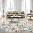 5x7 Area Rugs Living Room: Machine Washable Large Abstract Modern Soft Rug Stain Resistant Indoor Floor Non Slip Accent Carpet for Bedroom Nursery Playroom Dining Room Office Dorm Home House- Tan by TinyTreasures Baby Boutique