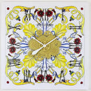 The Gears Clock Wall Clock Italy Collection with Moving Gears (Positano, 36 inch Square) by CozyNest Decor