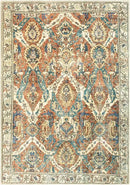 Keen Home Design 10x14 Rug - Machine Washable Area Rug with Non-Slip Backing, Ideal for Living Room, Dining Room, Bedroom - Vintage, Easy Clean, Durable, Low Pile Rug - (9'7" x 14') by CozyNest Decor
