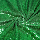 SquarePie Sequin Tablecloth 90 x 132 Inch Green Sparkly Table Cloth for Wedding Party Decoration by CozyNest Decor