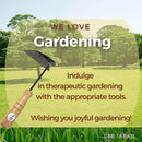 UPB Japan Japanese Hand Hoe Nejiri Gama Weeding Sickle for Weeding Gardening Planting 9.8in (25cm) by GreenHaven Gardens