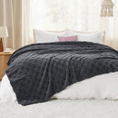 Bedsure GentleSoft Blankets Queen Size for Bed - Super Soft Cozy Blanket for Women Men Girls, Large Fuzzy Fleece Throw for Bedroom Decor, Dark Grey, 90x90 Inches by CozyNest Decor