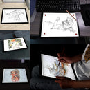 A4 Wireless Battery Powered Light Pad with Case, TOHETO Tracing Light Box Dimmable Brightness Rechargeable LED Light Board Portable Cordless Copy Board for Artist Drawing Sketching X-ray Viewing by TinyTreasures Baby Boutique