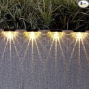 8 Pack Solar Deck Lights Outdoor, Solar Step Lights Waterproof for Outside, Yard, Patio, Garden, Pool, Railing, Stairs, Fence (Warm White) by GreenHaven Gardens