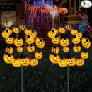 Halloween Decorations, 2 Pack 40LED Solar Halloween Pumpkin Lights Outdoor Waterproof Halloween Solar Garden Lights Swaying Firefly Lights for Yard Garden Patio Party Decor Orange by GreenHaven Gardens
