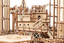 Wood Trick Offshore Rig Platform Wooden 3D Puzzles for Adults and Kids to Build - Interactive Movable Platform - Wooden Models Engineering DIY Project Mechanical 3D Wooden Puzzles Model Kits for Adult by TinyTreasures Baby Boutique