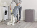 Joseph Joseph Tota 90 liter/23.8 gallon Laundry Hamper Separation Basket with lid, 2 Removable Washing Bags with Handles - Gray by CozyNest Decor