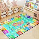 ABC Rug for Kids Playroom, 59"x39" Washable Classroom Area Rugs, Educational Learning Mat with Alphabet Numbers Animals Seasons Shapes for Classroom Preschool Playroom by TinyTreasures Baby Boutique