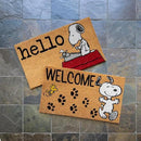 Gertmenian Peanuts Snoopy Coir Doormat - 2x3 Welcome Mat (2-Pack), Ideal for High Traffic Areas in Front Door, Garage, Entryway - Welcome, 80022 by CozyNest Decor