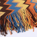 Boho Throw Blanket - Bohemian Fringe Tassels， for Bed Couch Soft ChairBlanket Double Sided (50"x70") (Yellow) by CozyNest Decor