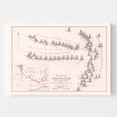 Vintage Map of the Battle of Trafalgar, 1805
