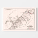 Vintage Map of the Battle of Alexandria, 1801