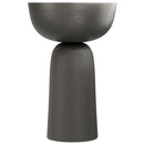 Hughes - Cast Aluminum Side Table - Black