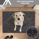 COSY HOMEER-Door-Mat-Non-Slip-Entryway-Rug 32”x48” Absorbent Welcome Mats Washable Dirt Trapper Door Mat Entrance Floor Mats for Front Back Doormats and Wet Shoes,Dark Grey by CozyNest Decor