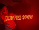 Coffee Shop Neon Metal Sign