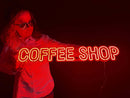 Coffee Shop Neon Metal Sign