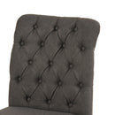 Broxton Tuft Dining Rolltop Chairs With Button Tufted Backrest (Set of 2) by HouseOfZazla