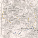 Vintage Map of the Battle of Hohenlinden, 1800