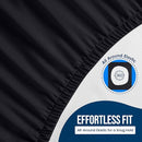 Utopia Bedding Waterproof Mattress Protector Twin XL Size, Premium Terry Mattress Cover 200 GSM, Breathable, Fitted Style with Stretchable Pockets (Black) by TinyTreasures Baby Boutique