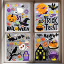 Halloween Window Clings - Halloween Decorations Static Window Stickers for Glass, Removable Large Double-Sided Window Decals for Indoor Home Decor, Bat Fall Cute Party Gift, 65 PCS/9 Sheet by CozyNest Decor