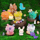 LAWOHO Butter Slime Kit Easter Basket Stuffers - 6 Prefilled Easter Eggs with Butter Slime & Cute Slimes Add-ins, Soft & Non Stick Fluffy Slimes for Birthday Party Favors for Girls & Boys Egg Fillers by TinyTreasures Baby Boutique