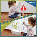 Power Strip Cover and Outlet Cover Box - Effectively Baby Proofs Power Strip on Floor or Wall, Protects Small Hands & Fingers, Cover Box and Outlet Cover Box by TinyTreasures Baby Boutique