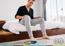 RAD Stiff Peanut Massage Ball – High Density Yoga Deep Tissue Roller Ball – Myofascial Release for Back, Neck, Feet, Psoas & Spine – Suboccipital & Thoracic Trigger Point Therapy by CozyNest Decor