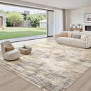 Area Rug for Living Room: 12x15 Washable Neutral Abstract Modern Soft Rugs Non Slip Indoor Floor Stain Resistant Large Carpet for Bedroom Dining Room Office Nursery - Golden Brown by TinyTreasures Baby Boutique
