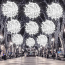 Christmas String Lights Outdoors,4 Pack 15.74" Sphere Lights,Ball Tree Garden Globe Lights for Home, Party, Christmas, Porch Patio,Wedding, Garden,Tree Decoration with Plug by GreenHaven Gardens