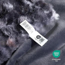 Cozy Bliss Faux Fur Throw Blanket for Couch, Fuzzy Soft Plush Thick Bubble Blanket for Sofa Bedroom Living Room, 90 * 90 Inches Tie Dye Black by CozyNest Decor