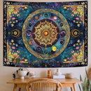 Lunerfex Mandala Solar System Tapestry Boho Tapestry for Bedroom Galaxy Tapestries Wall Hanging Living Room Wall Art and Home Decor 44x60 by CozyNest Decor