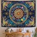Lunerfex Mandala Solar System Tapestry Boho Tapestry for Bedroom Galaxy Tapestries Wall Hanging Living Room Wall Art and Home Decor 60x80 by CozyNest Decor