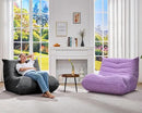 Bean Bag Chairs for Adults Giant Bean Bag Chair Memory Foam BeanBag Chair Big Bean Bag Sofa with Filler Faux Fur Fireside Beanbags Lazy Sofa for Living Room Bedroom Dorm Office (Grey Corduroy) by CozyNest Decor