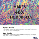 Uncle Bubble Concentrated Bubble Solution (up to 6L/1.6 Gallons) Regular Bubbles for Bubble Machine, Bubble Gun, Bubble Wands, Bubble Mower, Bubble Juice Refills. Make 3L/0.8 Gallons for Giant Bubble by TinyTreasures Baby Boutique