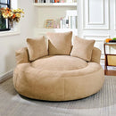 Bean Bag Chair for Adults, Comfortable Bean Bag Sofa with Back Support and Pillows, Giant Bean Bag Chairs Suitable for Living Rooms, Bedrooms and Apartments -Khaki by TinyTreasures Baby Boutique