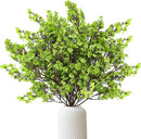 Sggvecsy 10 Pcs Babys Breath Artificial Flowers Gypsophila Bouquets Bulk Real Touch Fake Silk Flowers for Home Wedding DIY Floral Arrangement Kitchen Table Centerpiece Festival Decoration (Green) by CozyNest Decor