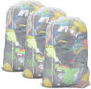 Laundry Bags, Mesh Heavy Duty 24" x 36" with Drawstring Closure, 3-Pack, White by TinyTreasures Baby Boutique