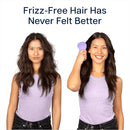 Crave Naturals Glide Thru Detangling Brush for Adults and Kids - Detangler Brush for Curly or Straight, Wet or Dry Hair - Gentle on Tangles Hair Comb - 7.5x3-Inch, Pink and Purple (Pack of 2) by TinyTreasures Baby Boutique