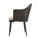 Kenneth 3 Pieces Chat Set Outdoor Furniture - Brown Multi by HouseOfZazla