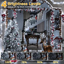 Ollny Christmas Lights Outdoor Waterproof, 1000LED 328FT Super Long String Lights with Remote 3 Timer, Plug in 8 Modes Fairy Light for Outside House Bedroom Xmas Decorations, Cool White by GreenHaven Gardens
