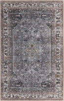 Keen Home Design 2x3 Rug - Machine Washable Entry Rug with Non-Slip Backing, Ideal for Enteryway, Kitchen, Bathroom, Laundry Room - Vintage, Easy Clean, Durable, Low Pile Rug - (2' x 3') by CozyNest Decor