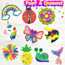Wooden Magnets Painting Kit - Glow in The Dark - Arts & Crafts Supplies Painting Kit for Kids 4-8 8-12 - Family Crafts and Birthday Christmas Activities, Party Favors for Boys Girls Ages 4 5 6 7 8 9 by TinyTreasures Baby Boutique
