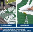 GAOMON Outdoor Rugs 9x18 Waterproof Patio Rug Outdoor Plastic Straw Rug Reversible Camping Mat, Portable RV Picnic Carpet with Bag & 4 Stakes, UV Resistant Outside Carpet for Deck Balcony, Green by CozyNest Decor